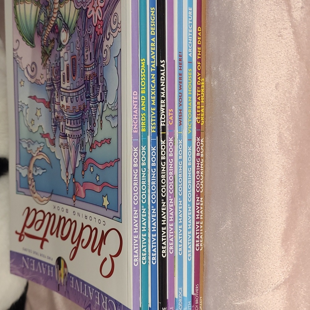 Creative Haven colouring book bundle